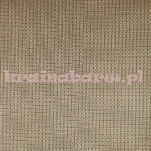 Modna geometryczna tapeta  z drobnymi kwadracikami rombami  złocisto grafitowa