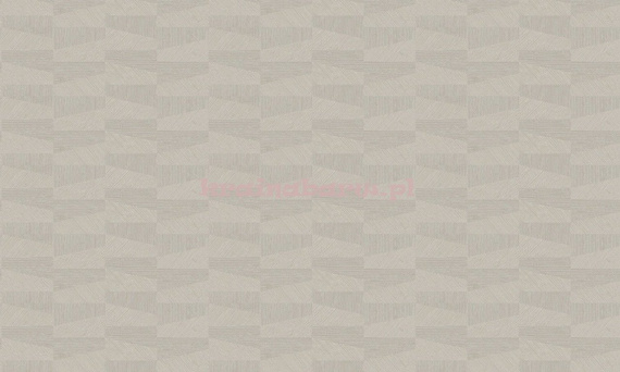 Tapeta geometryczna z trapezowym wzorem w srebrzystch szarościach z wyczuwalną strukturą i efektem 3D