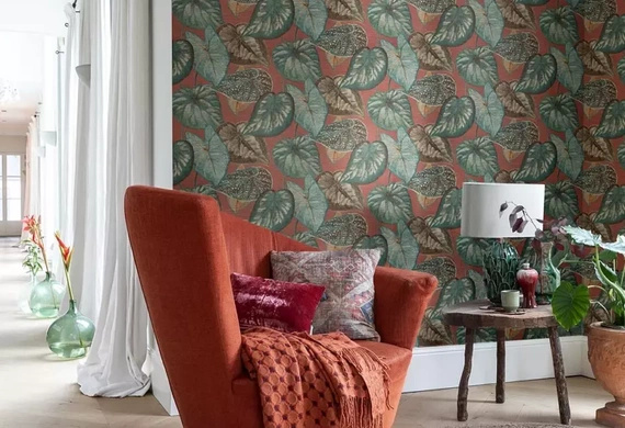 Tapeta TA25053 Thaiti Tropikalne liscie 