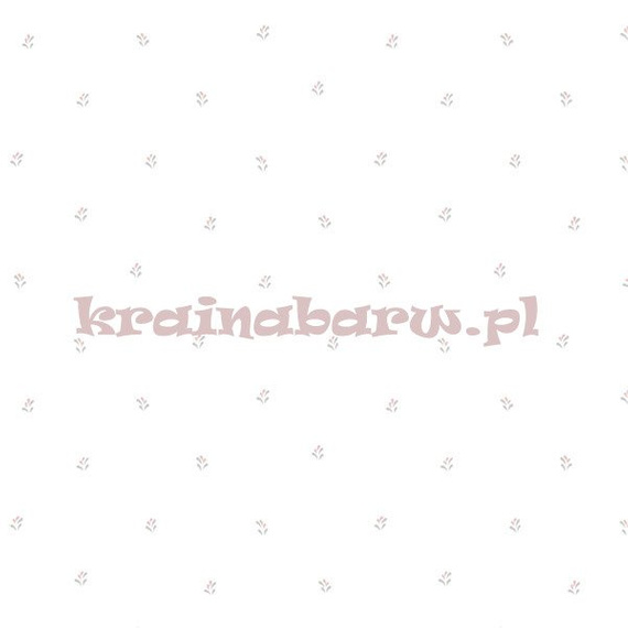 Tapeta z drobnym szaro różowym listkiem na białym tle