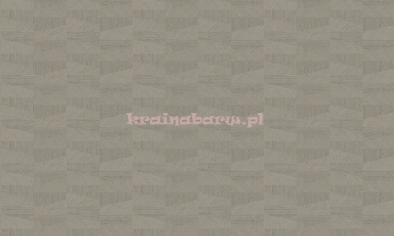 Tapeta geometryczna z  trapezowym wzorem w beżach z wyczuwalną strukturą  i efektem 3D