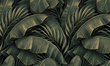 Tapeta Artystyczna   Tropical leaves 