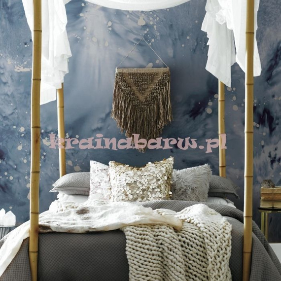 Panel mural Marzyciel malownicza abstrakcja  niebieska