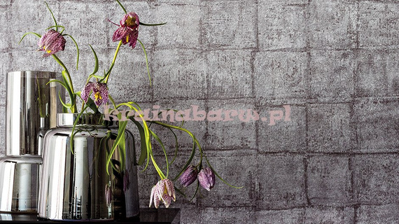 Nowoczesna geometryczna tapeta z kwadratami w przecieranych odcieniach zieleni