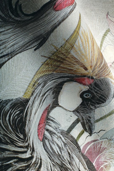 Ekskluzywny mural Ptaki i Kwiaty Tiara I