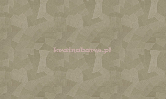 Tapeta geometryczna z wielokątami w złocistych beżach z wyczuwalną strukturą i efektem 3D