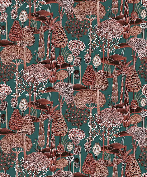 Tapeta Masureel wzór Viray SUM002 drzewa