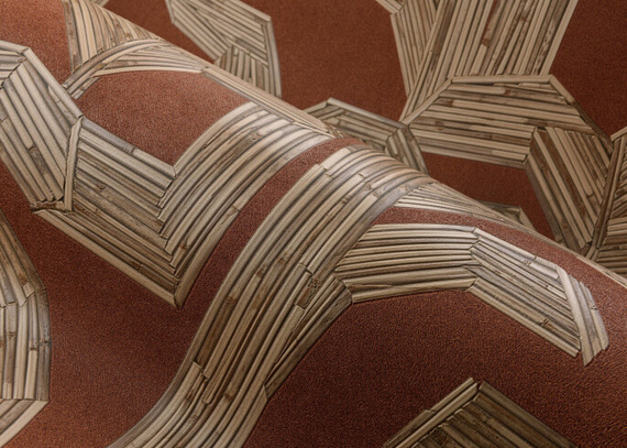 Tapeta Arte 81503 Lanai liscie palmy rattan