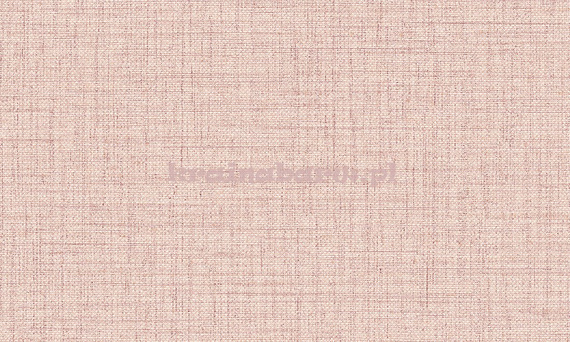 Tapeta jednobarwna w jasnym  różu  przypominająca tkaninę
