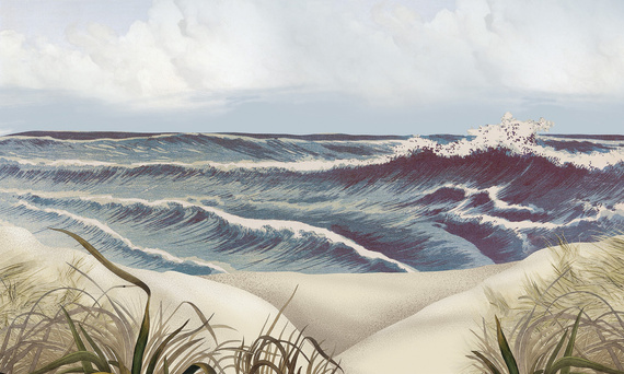 Tapeta Artystyczna Beach view