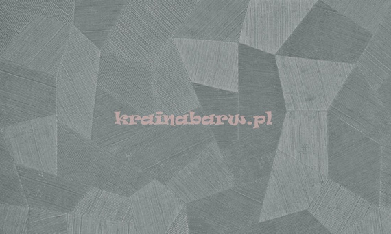 Tapeta geometryczna z wielokątami  w odcieniach szarości wyczuwalną strukturą  i efektem 3D