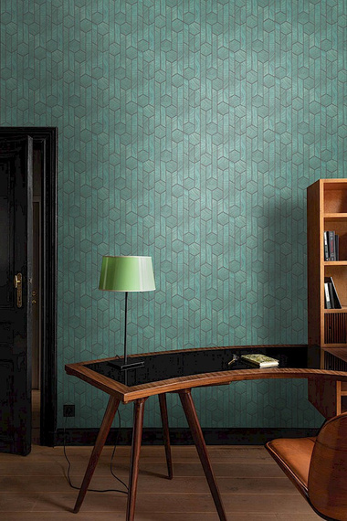 Tapeta Masureel wzór Kantha SUM103 geometryczny wzór