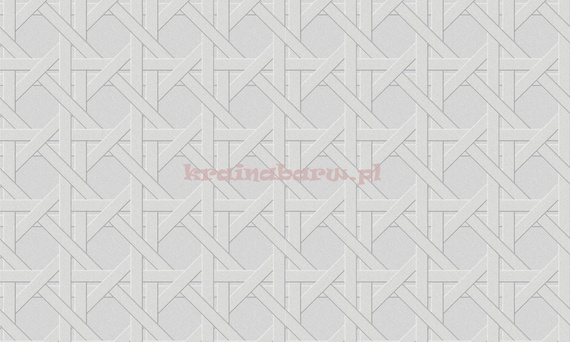 Luksusowa tapeta geometryczna 3D przeplatane linie w jasnym szarym kolorze