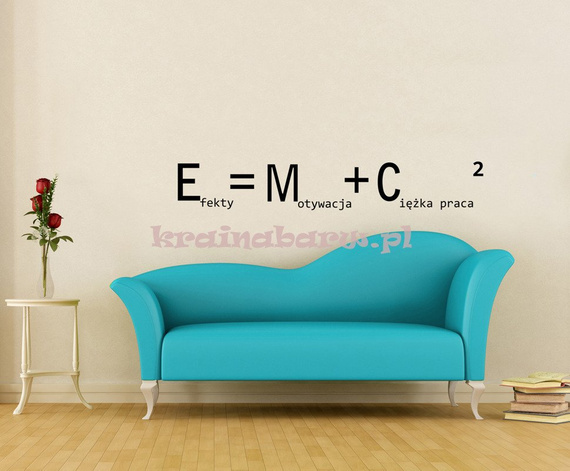 Naklejki na ścianę E=M+C2 SPN71