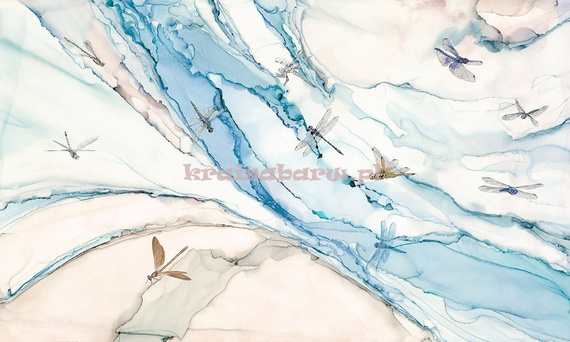 Fototapeta  Marmur Ważki SPIRIT 1