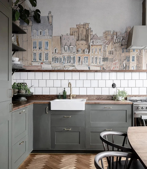 Tapeta Artystyczna Roofs