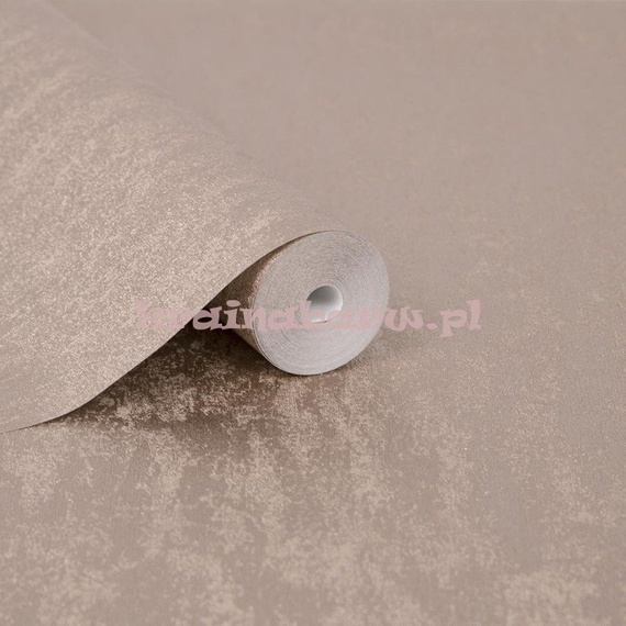 Nowoczesna  tapeta różowe złoto metaliczne jednokolorowe tło