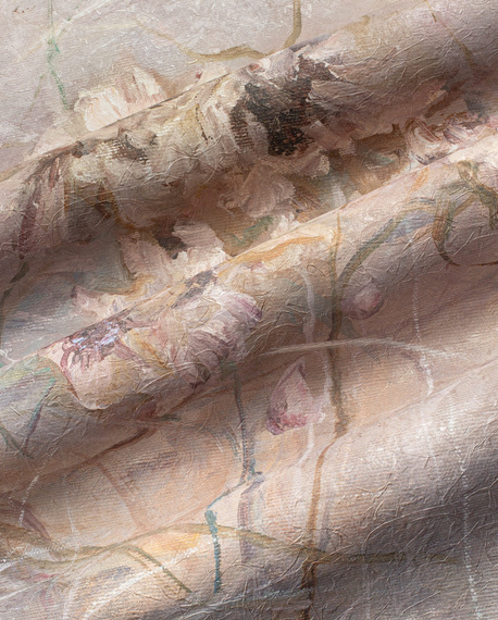 Fototapeta artystyczna Dalia malowane kwiaty