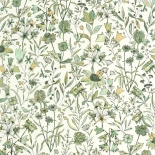 Tapeta Caselio 103000798 kwiaty i liście