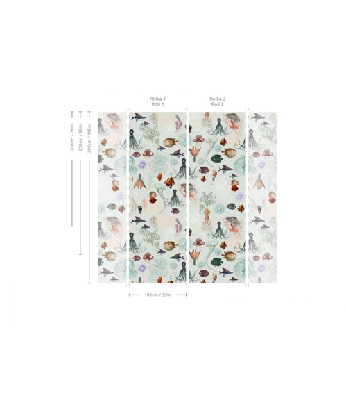 Tapeta Artystyczna Underwater World Light